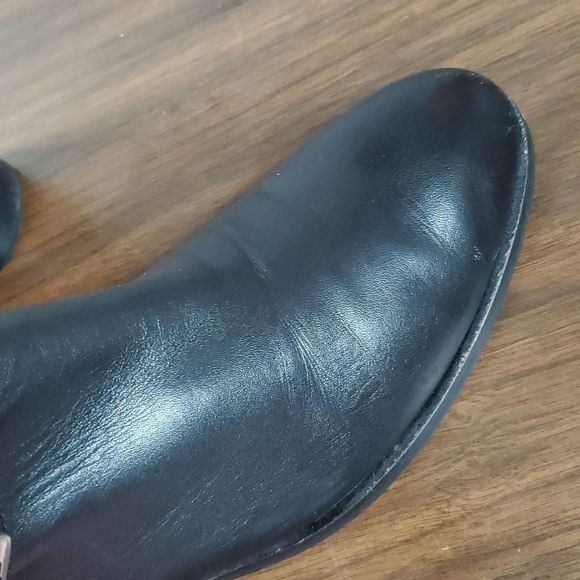 Charles David "Rumble" Equestrian Knee High Black Leather Riding Boot Size 10 - Picture 12 of 15